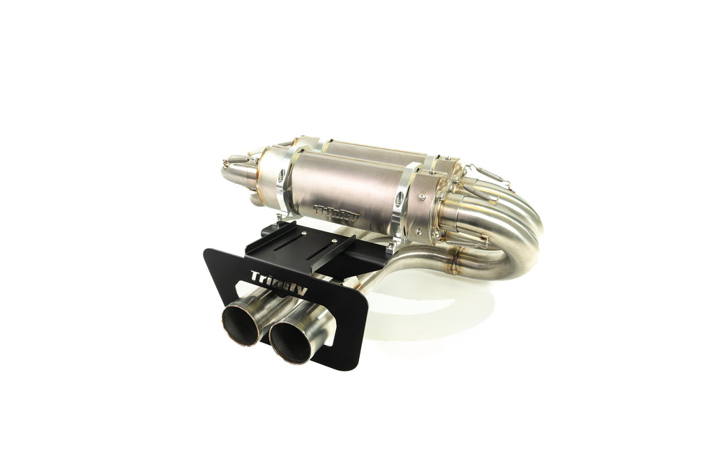 Slip-On Muffler For Can-Am Maverick X3 2017-2025 – Stainless Steel Exhaust Tail Pipe Upgrade